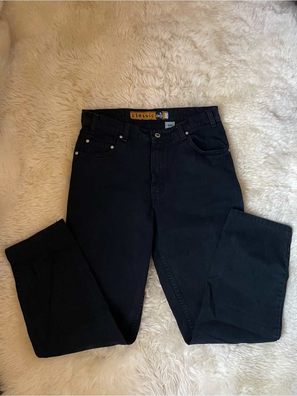 Vintage Levi’s SilverTab Men’s Blue Dark Wash Straight Mid Rise 5-Pocket Jeans